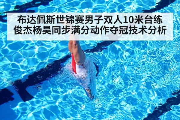 布达佩斯世锦赛男子双人10米台练俊杰杨昊同步满分动作夺冠技术分析